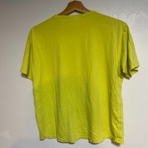 SWIMS Made in Portugal Men's Lime Green Performance T-Shirt Size L - Picture 6 of 8